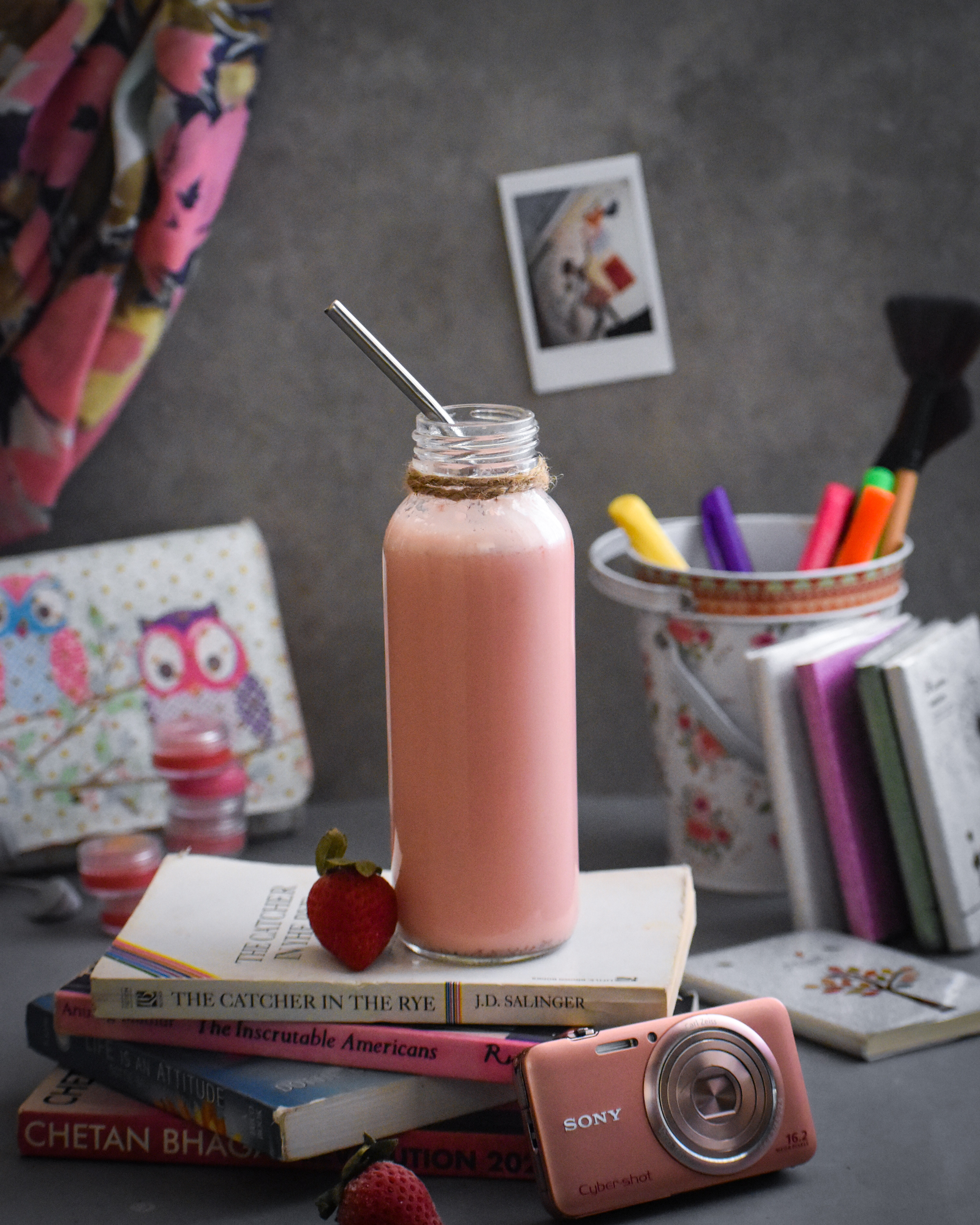 strawberry milkshake