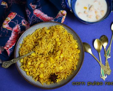 corn pulao recipe